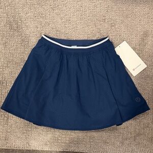 NWT Lululemon Athletica Dark Blue Narrow Waistband Tennis Skirt